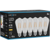 Mexen Vintis 6x LED-Filament-Glühbirne E27, ST64, 4W, Warm - 2700K, 470 lm, klar - L152-E27-0427-00x06
