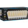 Mexen Vintis 10x LED-Filamentlampe E27, ST64, 6W, Warm - 2700K, 600 lm, bernstein - L152-E27-0627-50x10
