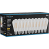 Mexen Vintis 10x LED-Filamentlampe E27, ST64, 8W, Warm - 2700K, 1055 lm, klar - L152-E27-0827-00x10