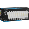 Mexen Vintis 10x LED-Filamentlampe E27, ST64, 8W, Neutral - 4000K, 1055 lm, klar - L152-E27-0840-00x10