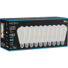 Mexen Vintis 10x LED-Filament-Glühbirne E27, ST64, 8W, Kalt - 6500K, 1055 lm, klar - L152-E27-0865-00x10