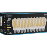 Mexen Vintis 10x LED-Filament-Glühbirne E27, ST64, 10W, Warm - 2200K, 910 lm, Amber - L152-E27-1022-50x10