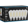 Mexen Vintis 6x LED-Filament-Glühbirne E27, ST64, 10W, Neutral - 4000K, 1320 lm, klar - L152-E27-1040-00x06