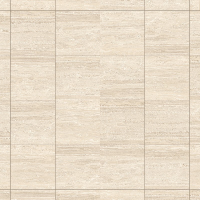 Mexen Neo Travertino Crema glasiertes Feinsteinzeug rekt. G1, Boden-Wandfliese 60 x 60 cm, matt - TL302-060-060-02