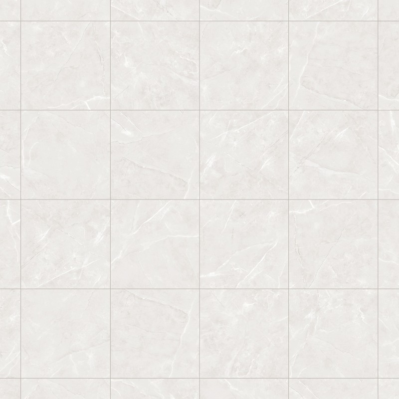 Mexen Boca Bianco glasiertes Feinsteinzeug rek. G1, Boden-Wandfliese 60 x 60 cm, glänzend - TL102-060-060-00