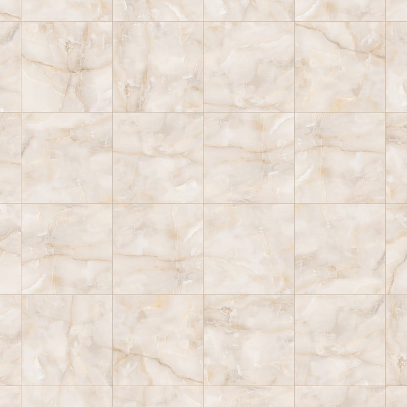 Mexen Robins Beige glasiertes Feinsteinzeug rek. G1, Boden- und Wandfliese 60 x 60 cm, glänzend - TL119-060-060-01