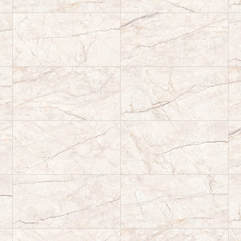 Mexen Leeds Bianco glasiertes Feinsteinzeug rekt. G1, Boden- und Wandfliese 120 x 60 cm, Carving - TL410-120-060-00