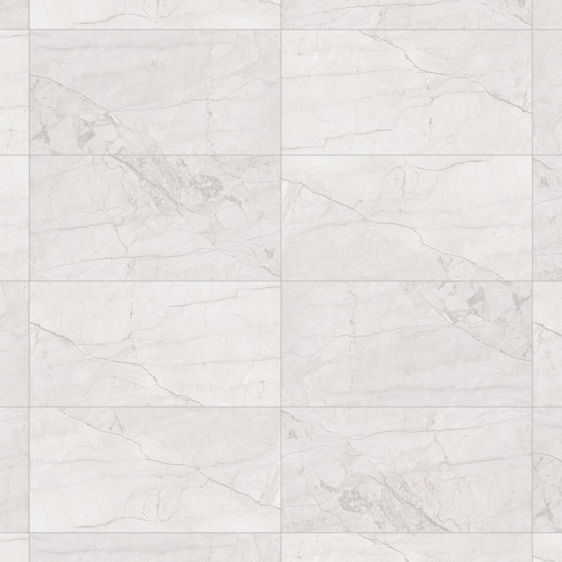 Mexen Morella Bianco glasierte Feinsteinzeugfliese rek. G1, Boden- und Wandfliese 120 x 60 cm, carving - TL412-120-060-00