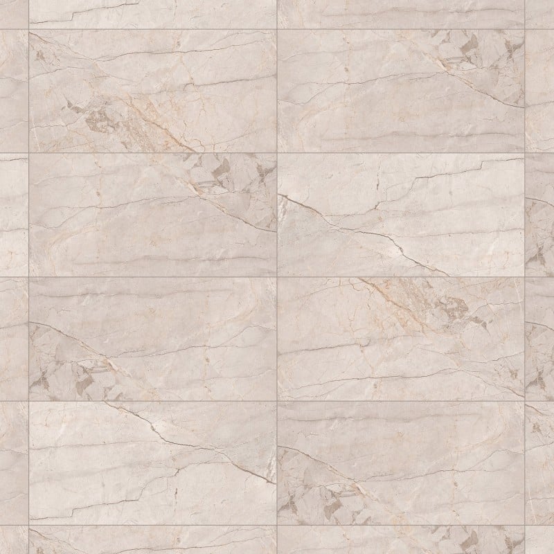 Mexen Morella Crema glasiertes Feinsteinzeug rek. G1, Boden- und Wandfliese 120 x 60 cm, Carving - TL412-120-060-01