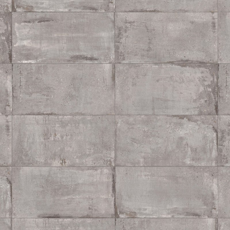 Mexen Cemento Grauer glasierter Feinsteinzeug rekt. G1, Boden- und Wandfliese 120 x 60 cm, geschnitzt - TL425-120-060-01