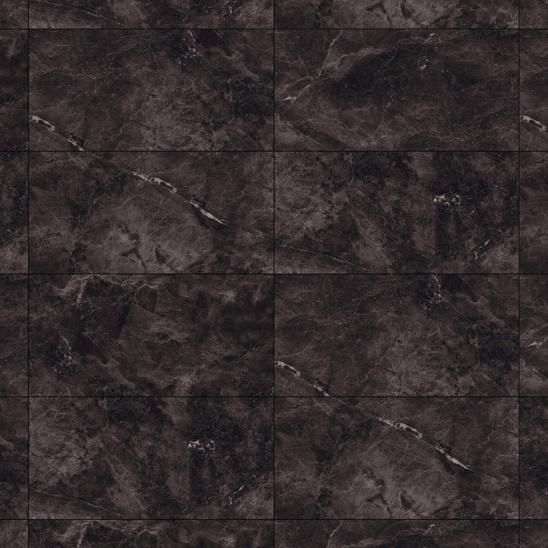 Mexen Merison Black glasiertes Feingres rektifiziert G1, Boden- und Wandfliese 120 x 60 cm, Hochglanz - TL203-120-060-00