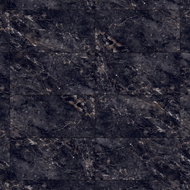Mexen Rokocha Schwarz glasiertes Feinsteinzeug rekt. G1, Boden- und Wandfliese 120 x 60 cm, hochglänzend - TL205-120-060-01