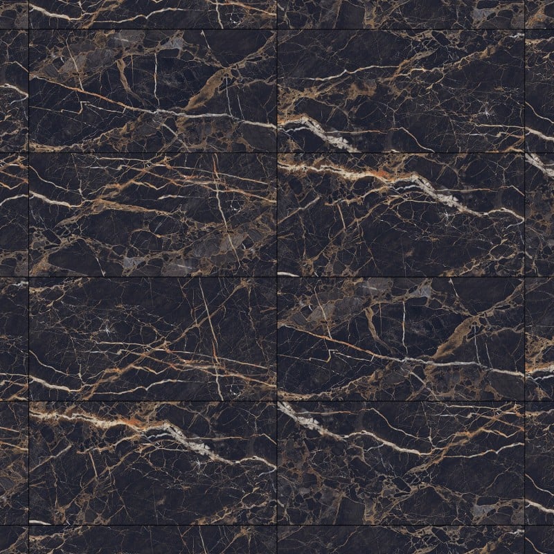 Mexen Orlo Black glasierte Feinsteinzeug rek. G1, Boden- und Wandfliese 120 x 60 cm, Hochglanz - TL211-120-060-00