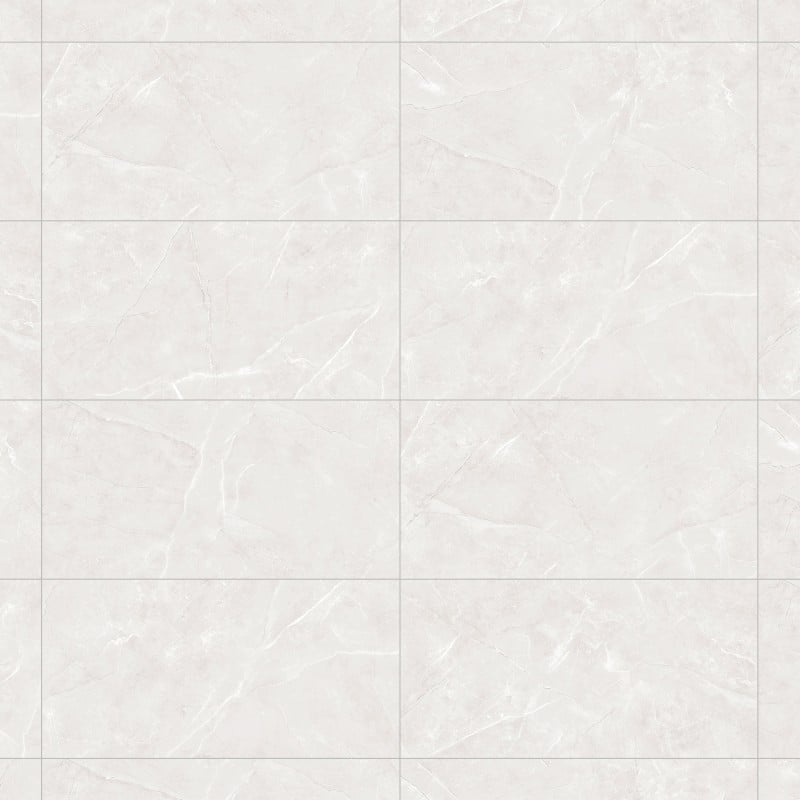 Mexen Boca Bianco glasiertes Feinsteinzeug rekt. G1, Boden- und Wandfliese 120 x 60 cm, glänzend - TL102-120-060-00