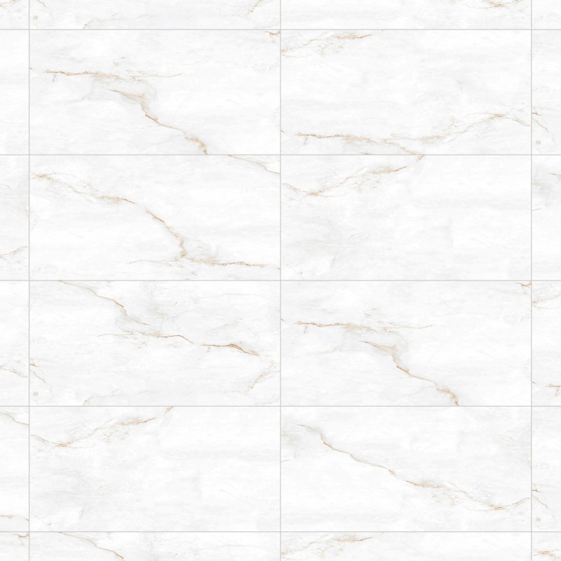 Mexen Brakel Weiß glasiertes Feinsteinzeug rekt. G1, Boden- und Wandfliese 120 x 60 cm, glänzend - TL110-120-060-01