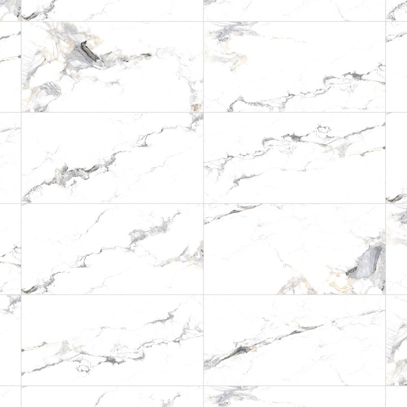 Mexen Nolte Gold glasiertes Feinsteinzeug rekt. G1, Boden- und Wandfliese 120 x 60 cm, glänzend - TL111-120-060-00