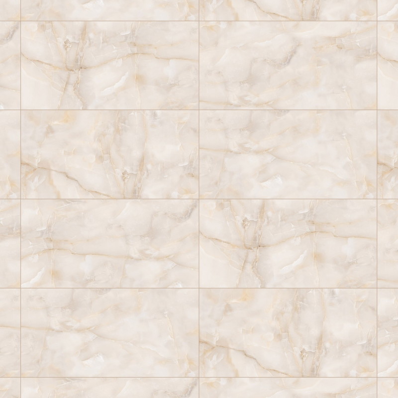 Mexen Robins Beige glasierte Feinsteinzeug rekt. G1, Boden-Wand-Fliese 120 x 60 cm, glänzend - TL119-120-060-01