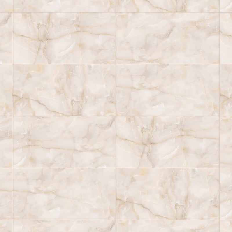 Mexen Robins Beige glasiertes Feinsteinzeug rek. G1, Boden- und Wandfliese 120 x 60 cm, glänzend - TL119-120-060-01