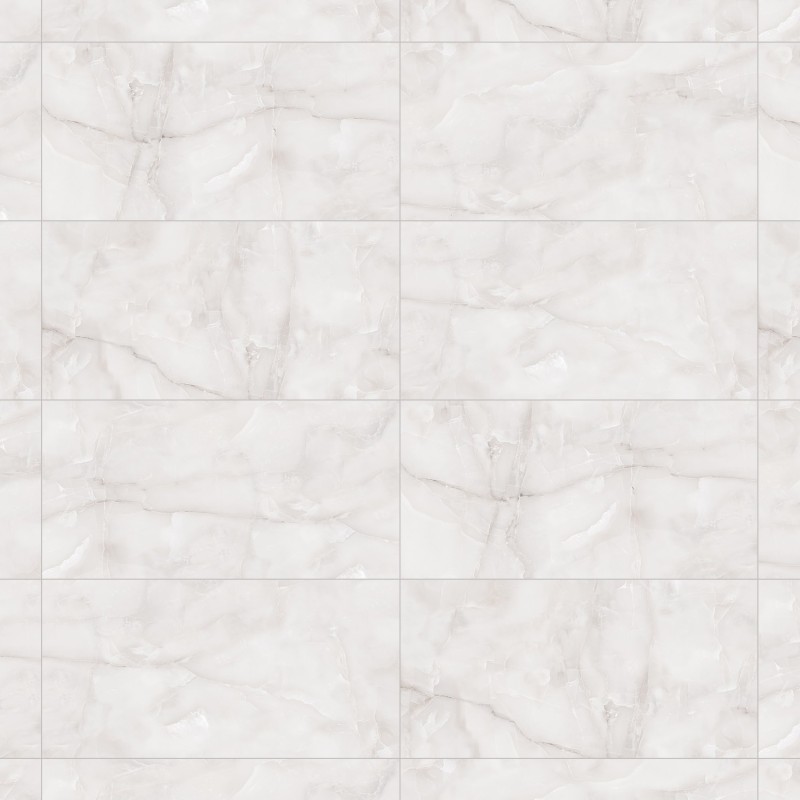 Mexen Robins Bianco glasierte, rektifizierte Fliese G1, Boden- und Wandfliese 120 x 60 cm, glänzend - TL119-120-060-02