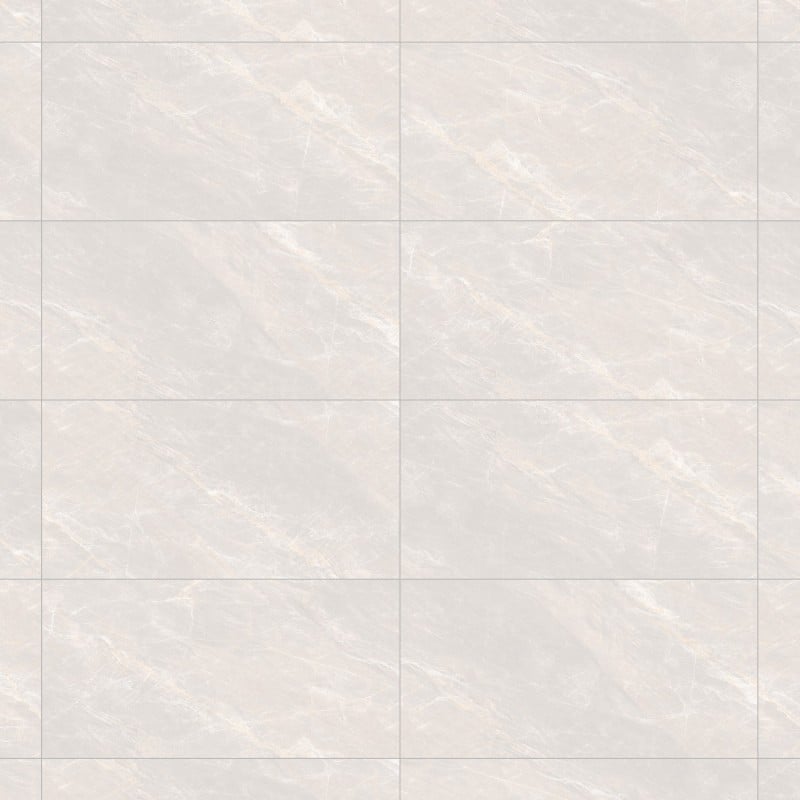 Mexen Brazilian Bianco glasiertes, rektifiziertes Gres G1, Boden- und Wandfliese 120 x 60 cm, Glanz - TL131-120-060-01