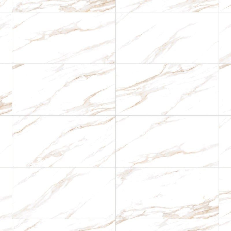 Mexen Belinda Gold glasiertes Feinsteinzeug rekt. G1, Boden- und Wandfliese 120 x 60 cm, glänzend - TL132-120-060-00