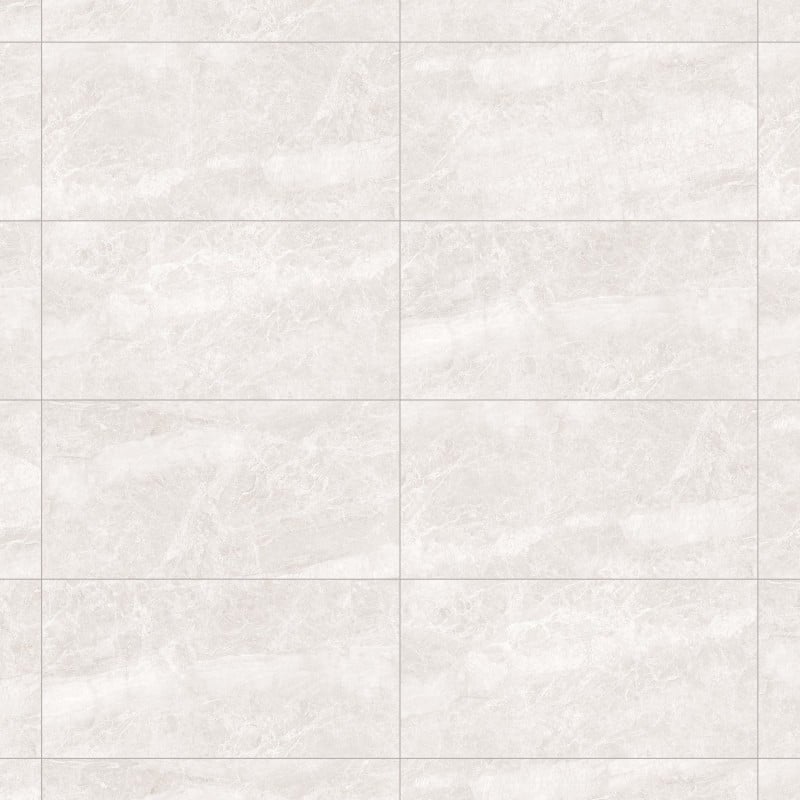 Mexen Quetta Bianco glasiertes Feinsteinzeug rekt. G1, Boden- und Wandfliese 120 x 60 cm, glänzend - TL136-120-060-00