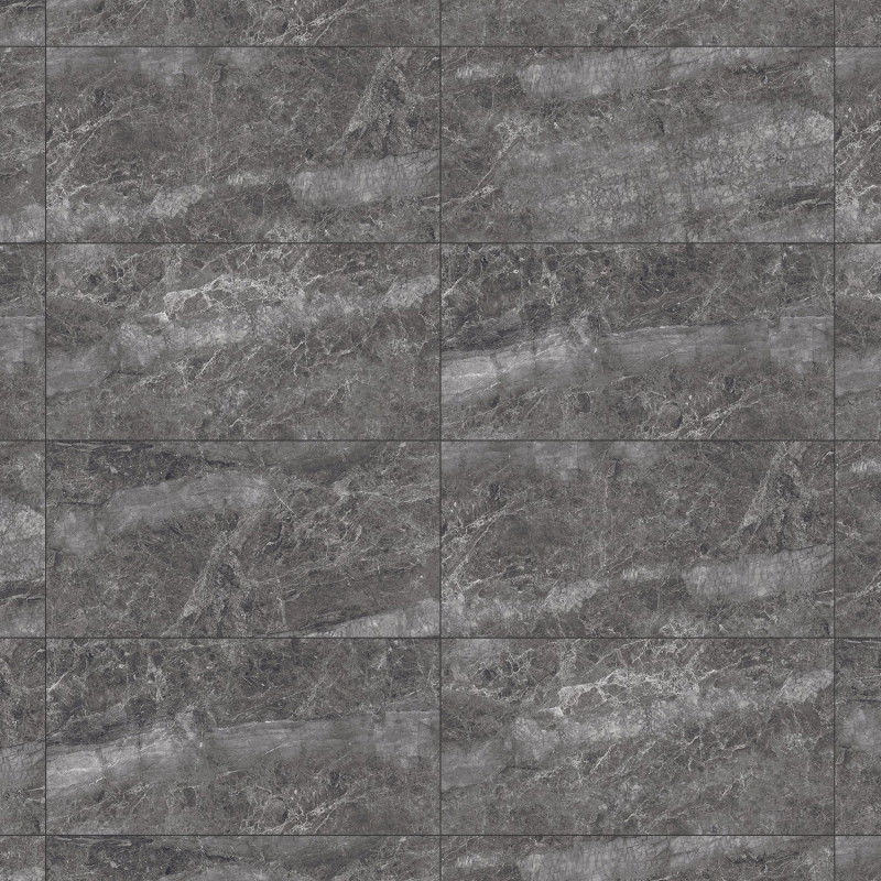 Mexen Quetta Nero glasiertes Feinsteinzeug rekt. G1, Boden-Wand-Fliese 120 x 60 cm, glänzend - TL136-120-060-03
