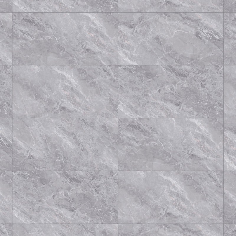 Mexen Tradi Grey glasiertes, rektifiziertes Feinsteinzeug, G1, Boden- und Wandfliese 120 x 60 cm, glänzend - TL152-120-060-01