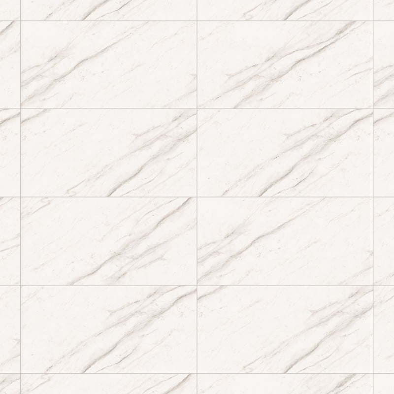 Mexen Colorado White glasiertes Feinsteinzeug, rektifiziert. G1, Boden- und Wandfliese 120 x 60 cm, glänzend - TL161-120-060-00