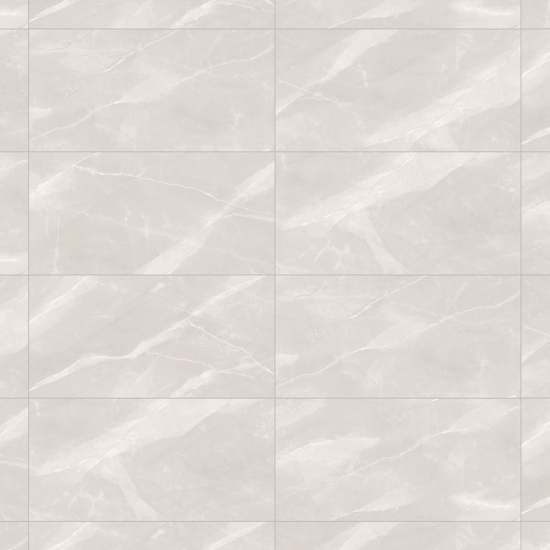 Mexen Atlas Bianco glasiertes Feinsteinzeug rekt. G1, Boden- und Wandfliese 120 x 60 cm, glänzend - TL162-120-060-00