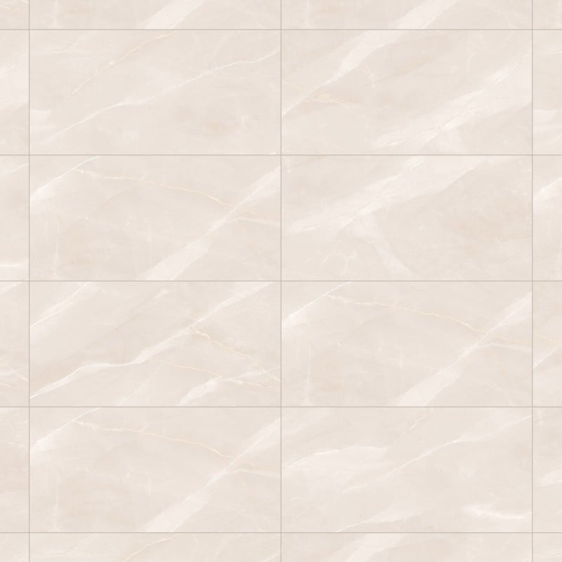Mexen Atlas Beige glasiertes Feinsteinzeug, rekt. G1, Boden- und Wandfliese 120 x 60 cm, glänzend - TL162-120-060-01