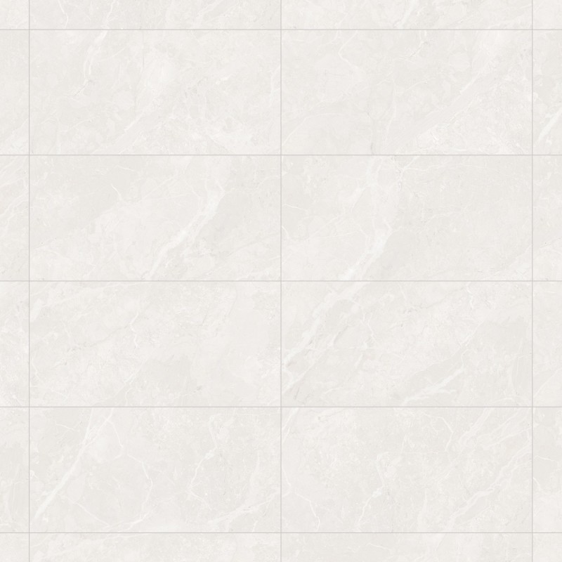 Mexen Rozallia Bianco glasiertes Feinsteinzeug rektifiziert G1, Boden- und Wandfliese 120 x 60 cm, Glanz - TL165-120-060-00