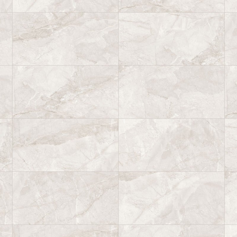Mexen Margaret Bianco glasiertes Feinsteinzeug rek. G1, Boden- und Wandfliese 120 x 60 cm, glänzend - TL167-120-060-00