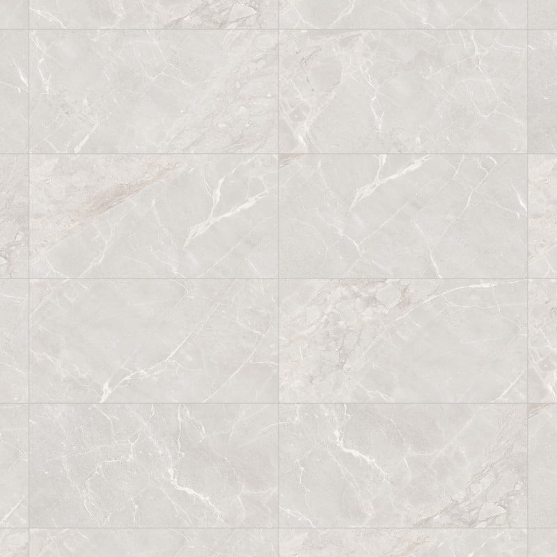 Mexen Valencia Bianco glasiertes Feinsteinzeug rek. G1, Boden- und Wandfliese 120 x 60 cm, glänzend - TL169-120-060-02