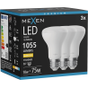 Mexen Nova 3x LED-Lampe E27, R63, 10W, Warm - 3000K, 1055 lm - L104-E27-1030-01x03