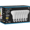 Mexen Nova 6x LED-Glühbirne E27, R63, 10W, Warm - 3000K, 1055 lm - L104-E27-1030-01x06
