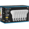 Mexen Nova 6x LED-Glühbirne E27, R63, 12W, Warm - 3000K, 1260 lm - L104-E27-1230-01x06