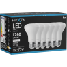 Mexen Nova 6x LED-Lampe E27, R63, 12W, Neutral - 4000K, 1260 lm - L104-E27-1240-01x06