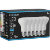 Mexen Nova 6x LED-Lampe E27, R63, 12W, Kalt - 6500K, 1260 lm - L104-E27-1265-01x06