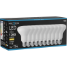 Mexen Nova 10x LED-Glühlampe E27, R80, 12W, Warm - 3000K, 1260 lm - L105-E27-1230-01x10