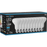 Mexen Nova 10x LED-Glühbirne E27, R80, 12W, Kalt - 6500K, 1260 lm - L105-E27-1265-01x10
