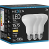 Mexen Nova 3x LED-Lampe E27, R80, 15W, Warm - 3000K, 1575 lm - L105-E27-1530-01x03