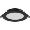 Mexen LDRR Deckeneinbaupanel LED Downlight eingelassen Ø 12 cm, 6W, Neutral - 4000K, 390 lm, schwarz - L210-012-0640-70