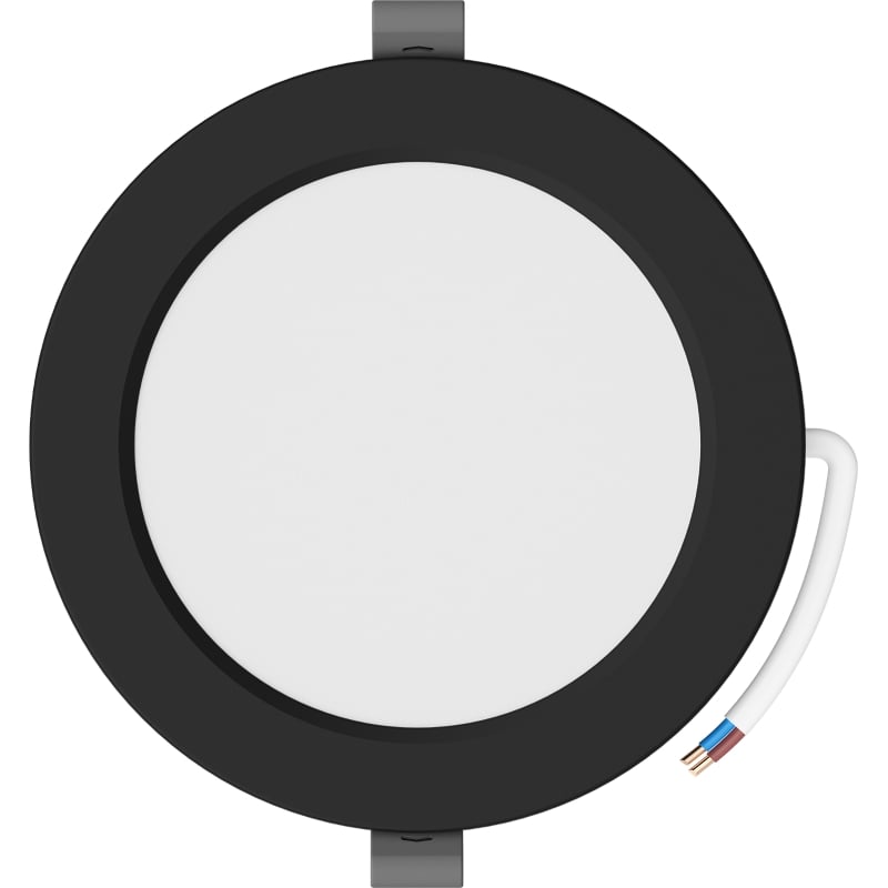 Mexen LDRR Decken-Downlight LED-Einbaupanel Ø 14 cm, 9W, Neutral - 4000K, 720 lm, schwarz - L210-014-0940-70