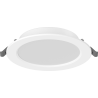Mexen LDRR LED-Downlight-Deckeneinbaupanel, rund, Ø 14 cm, 9W, Kalt - 6500K, 990 lm, weiß - L210-014-0965-20