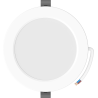 Mexen LDRR LED-Downlight-Deckeneinbaupanel, rund, Ø 14 cm, 9W, Kalt - 6500K, 990 lm, weiß - L210-014-0965-20