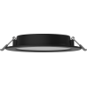 Mexen LDRR Eingebautes LED-Decken-Downlight, Durchmesser 14 cm, 9W, Kalt - 6500K, 720 lm, schwarz - L210-014-0965-70