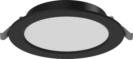 Mexen LDRR Eingebautes LED-Decken-Downlight, Durchmesser 14 cm, 9W, Kalt - 6500K, 720 lm, schwarz - L210-014-0965-70