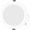 Mexen LDRR LED-Decken-Downlight-Einbauleuchte, Ø 17 cm, 12W, Neutral - 4000K, 1320 lm, weiß - L210-017-1240-20