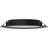 Mexen LDRR eingelassene LED-Downlight-Deckenplatte Ø 17 cm, 12W, Neutral - 4000K, 900 lm, schwarz - L210-017-1240-70